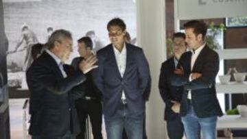 Visita de Rafa Nadal a las instalaciones de Consentino, en Almería.