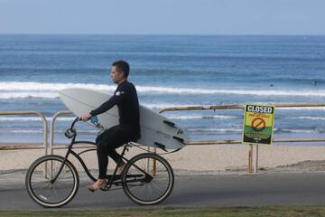 El desplazamiento en bici para practicar surf está permitido para cualquier tipo de deportista.