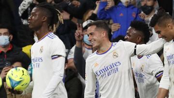 Camavinga y Lucas Vázquez fueron titulares ante el Getafe.