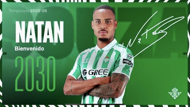Oficial: El Betis ficha a Natan