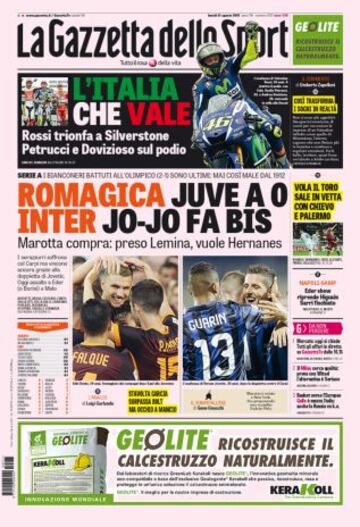 Portadas de la prensa deportiva