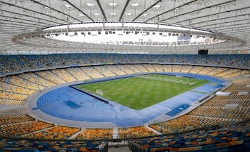 The NSC Olimpiyskiy Stadium in Kiev.