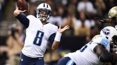 Marcus Mariota, quarterback rookie de Tennessee Titans, logr&oacute; por primera vez en su carrera superar las 300 yardas de pase. 