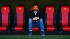 Sevilla&#039;s Sports director Ramon Rodriguez Verdejo &#039;Monchi&#039; poses at the Ramon Sanchez Pizjuan stadium in Sevilla on February 8, 2017.
 There are few football clubs where the star is the sporting director, but Ramon Rodriguez Verdejo, or &qu