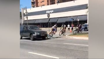 El ciclismo mundial se indigna por peligroso suceso en Brasil