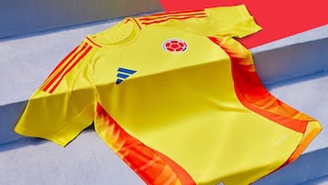Adidas presenta la nueva camiseta de la Selección Colombia.