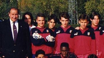 Dabiz Muñoz recuerda su época en el Atlético con una foto de joven junto a Jesús Gil