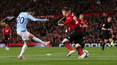 Manchester City edge closer to title after derby double