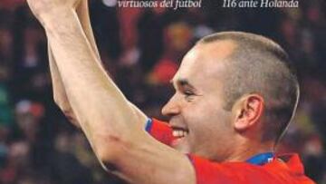 La portada de La Vanguardia dedica su portada a Iniesta.