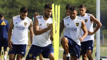 Los dos equipos que probó Russo en la práctica de Boca