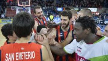 Jugadores del Baskonia.