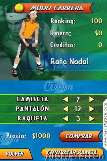 Nuevas capturas de Rafa Nadal Tennis