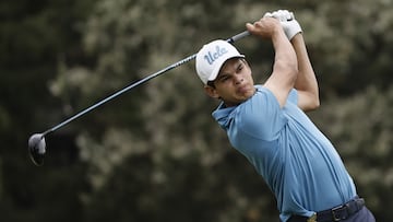 Los Angeles (United States), 15/06/2023.- Omar Morales of Mexico at the 12th tee during the first round of the 2023 US Open golf tournament on the North Course of the Los Angeles Country Club in Los Angeles, California, USA, 15 June 2023. (Abierto, Estados Unidos) EFE/EPA/ETIENNE LAURENT
