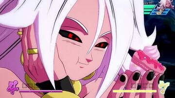 Primer gameplay de Majin Androide 21 en Dragon Ball FighterZ