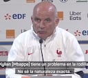 Stéphan: "Kylian Mbappé tiene un problema en la rodilla"