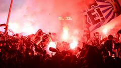 Marea de ilusión camino de Anoeta