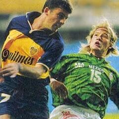 El día que Boca Juniors venció a México en un partido de preparación rumbo a Francia 1998