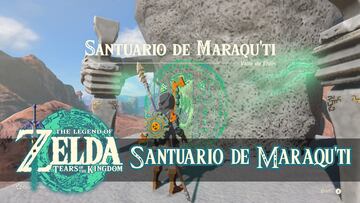 the legend of zelda tears of the kingdom nintendo switch guia santuario maraqu'ti