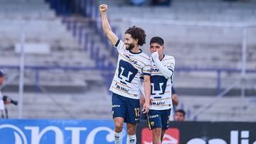 during the 4th round match between Pumas UNAM and Pachuca as part of the Liga BBVA MX, Torneo Apertura 2024 at Olimpico Universitario Stadium on July 21, 2024 in Mexico City, Mexico.