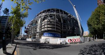 Así avanzan las obras del Santiago Bernabéu