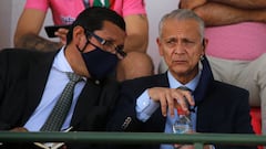 Futbol, Palestino vs Cobresal.
Fecha 32, campeonato nacional 2021.
El Jefe de la Comisión de Árbitros Javier Castrilli  es fotografiado en el partido entre Palestino y Cobresal de primera division realizado en el estadio Municipal de La Cisterna.
Santiago, Chile.
14/11/2021
Jonnathan Oyarzun/Photosport

Football, Palestino vs Cobresal.
32th date, 2021 national Championship.
Chief of the Referees Commission Javier Castrilli is pictured in the match of Palestino and Cobresal during the first division match at the Municipal La Cisterna stadium in Santiago, Chile.
11/14/2021
Jonnathan Oyarzun/Photosport