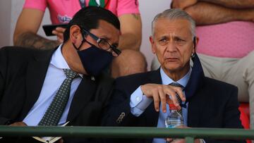 Futbol, Palestino vs Cobresal.
Fecha 32, campeonato nacional 2021.
El Jefe de la Comisión de Árbitros Javier Castrilli  es fotografiado en el partido entre Palestino y Cobresal de primera division realizado en el estadio Municipal de La Cisterna.
Santiago, Chile.
14/11/2021
Jonnathan Oyarzun/Photosport

Football, Palestino vs Cobresal.
32th date, 2021 national Championship.
Chief of the Referees Commission Javier Castrilli is pictured in the match of Palestino and Cobresal during the first division match at the Municipal La Cisterna stadium in Santiago, Chile.
11/14/2021
Jonnathan Oyarzun/Photosport