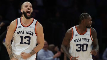 Partido taquicárdico, resuelto en la segunda prórroga y con Randle y Fournier de héroes. El nuevo proyecto de los Celtics rema, pero pierde en su estreno. Partido horrible de Tatum.