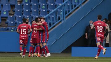 18/04/21 PARTIDO SEGUNDA DIVISION B
 DEPORTIVO DE LA CORU&Ntilde;A - NUMANCIA 
 gol numancia ALEGRIA 