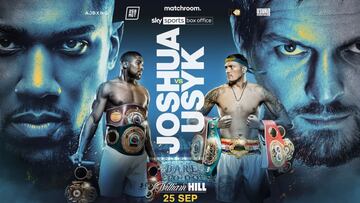 Cartel del Joshua vs Usyk.