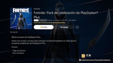 Fortnite Capítulo 3 Temporada 1: cómo descargar gratis el pack de celebración PlayStation Plus