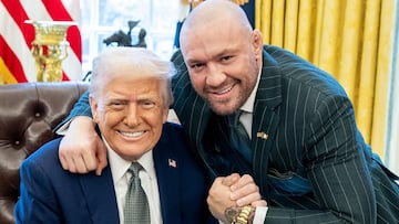 The first fighter to sign up for the potential event at 1600 Pennsylvania Avenue is none other than the Irish legend.