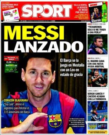 Portadas de la prensa deportiva