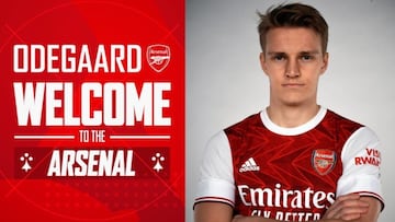 Martin Odegaard, nuevo jugador del Arsenal.