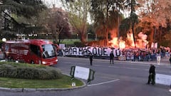 La hinchada empujará al Atleti desde el hotel de concentración