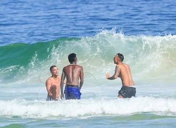 Las minivacaciones de Vinicius en Brasil