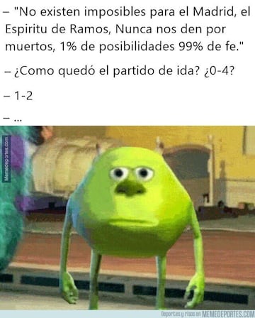 Los memes más divertidos del Manchester City-Real Madrid