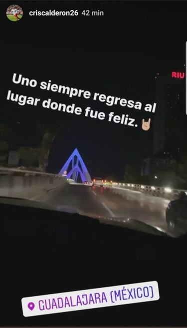 Cristian Calderón anunció su regreso a Guadalajara