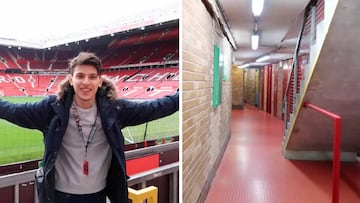 Se esconden en un baño del estadio para ver gratis al United