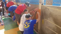 La solidaria actividad de Tango League en una favela en Río