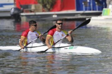 Saúl Craviotto y Cristian Toro de pasan a la final con el mejor tiempo de las series en K2 de 200 m.