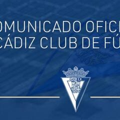 Positivo por COVID-19 en el Cádiz