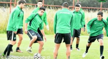 Temuco realiza un rondo en las primeras prácticas en el sur.