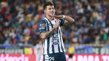   Illian Hernandez celebrates his goal 1-0 of Pachuca during the game Pachuca vs Cruz Azul, corresponding to Round 05 of the Torneo Apertura 2023 of the Liga BBVA MX, at Hidalgo Stadium, on August 23, 2023.

<br><br>

Illian Hernandez celebra su gol 1-0 de Pachuca durante el partido Pachuca vs Cruz Azul, correspondiente a la Jornada 05 del Torneo Apertura 2023 de la Liga BBVA MX, en el Estadio Hidalgo, el 23 de Agosto de 2023.