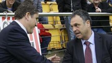 <b>ÚLTIMA VÍCTIMA.</b> Caparrós ha sido el último técnico que ha perdido ante Garrido en El Madrigal.