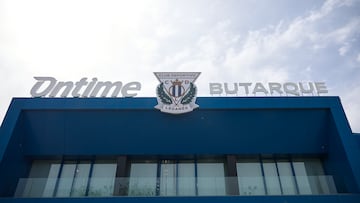 Fachada del estadio de Butarque, donde suele jugar el Leganés, a 23 de abril de 2026, en Leganés, Madrid (España).
23 ABRIL 2026
Jesús Hellín / Europa Press
23/04/2026