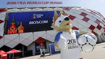 Zabivaka, la mascota oficial del Mundial de Rusia 2018.