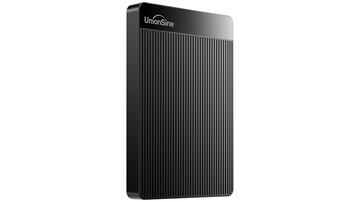 Disco duro externo port¨¢til de 500 GB UnionSine Ultra Slim.