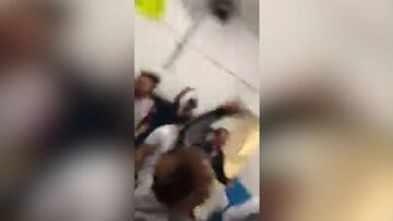 Así celebró Independiente su victoria en el clásico de Avellaneda