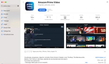 Cómo descargar la app para ver en Mac Amazon Prime Video