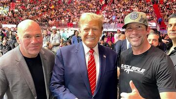 Dana White, Donald Trump y Travis Pastrana